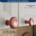 Ver mais imagens de Cozinha Completa Modulada Americana 10 Peças Paneleiro Torre Quente e Balcão com Tampo Unna Yescasa Branco