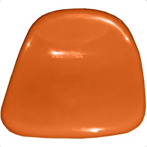 Assento para Estádio Banco Cadeira Concha Pp-7 Proteção Uv Laranja