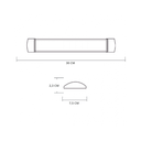 Ver imagem 4 de Luminária Led Taschibra Sobrepor Line 9w Luz Quente 3000k Bivolt
