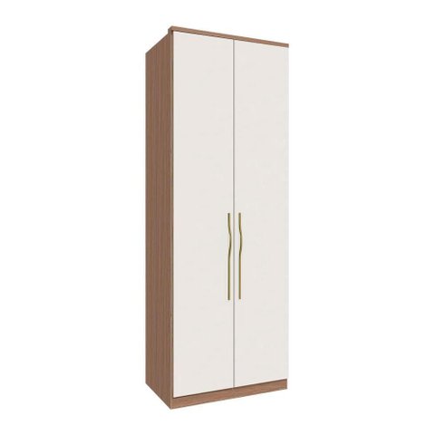 Guarda Roupas 2 Portas 841mm Setiba Plus Rimo Carvalho/branco
