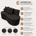 Ver imagem 6 de Sofá Sofisticado Curvo 2 Lugares Capri