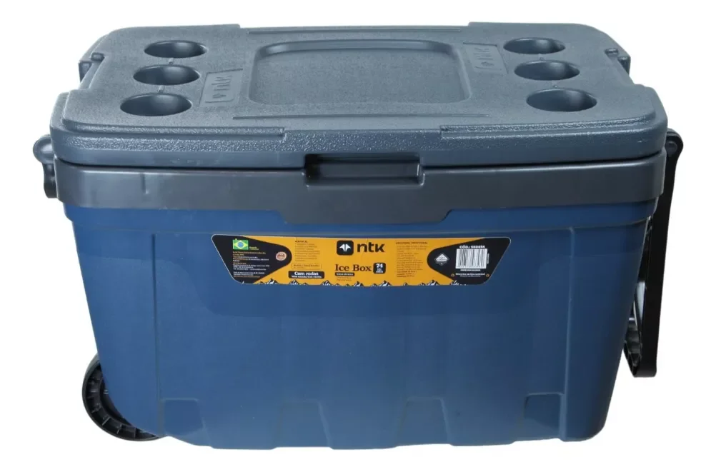 Caixa Térmica Ice Box Cooler 54 Lt Capacidade 74 Latas Ntk - 7