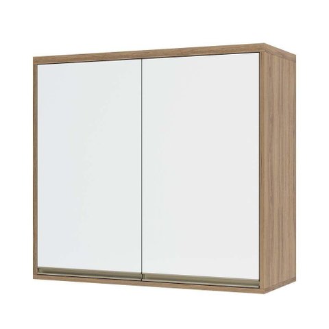 Armário Aéreo 80cm 2 Portas 1 Prateleira Mel Vanilla