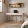 Escrivaninha Square 2 Gavetas Rosa 120cm - 6
