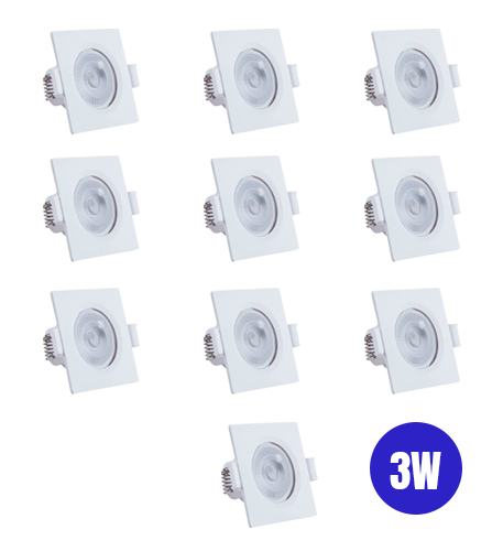 TERRA LED AC-WW Kanlux LED Wandeinbauleuchte Für 60mm Schalter-Dose