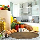 Ver imagem 3 de Kit 4 Bandeja para Pizza Madeira Maciça Forma de 30cm Marrom