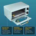 Ver imagem 5 de Elite Gourmet Forno Tostador Retro 50's 2 Fatias com Timer 60min (verde Menta)
