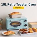 Ver imagem 4 de Elite Gourmet Forno Tostador Retro 50's 2 Fatias com Timer 60min (verde Menta)
