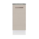 Ver imagem 7 de Balcão 35 Cm 1 Porta Branco/crema Agata Madesa
