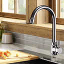 Ver imagem 4 de Torneira com Misturador Quente/frio para Cozinha, Bancada, Mesa Metal Inox Fc-114