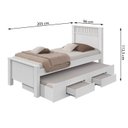 Ver imagem 5 de Quarto de Solteiro Completo Bicama Athenas/cômoda Maggiore