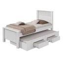 Ver imagem 3 de Quarto de Solteiro Completo Bicama Athenas/cômoda Maggiore