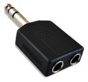 Ver imagem 2 de Adaptador P10 St X 2 Jack J10 St Kit 5 Peças Áudio Som