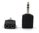Ver imagem 1 de Adaptador P10 St X 2 Jack J10 St Kit 5 Peças Áudio Som