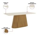 Ver imagem 4 de Mesa de Jantar Melina 6 Lugares Vidro 180cm Off White D'Rossi