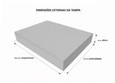 Ver imagem 2 de Tampa de Proteção Fogão Cooktop 5 Bocas em MDF Cinza 52x73