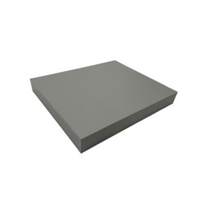 Tampa de Proteção Fogão Cooktop 5 Bocas em Mdf Cinza 52x73
