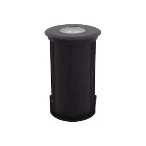 Embutido de Solo Led Cob 3w 3000k Preto Redondo