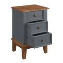 Ver imagem 4 de Mesa de Cabeceira Madeira Maciça - Cinza