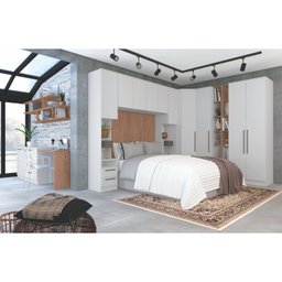 Guarda Roupa Modulado 2 Portas 2 Gavetas 4 Prateleiras Requinte  - 6