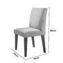 Ver imagem 5 de Mesa Olimpia 120 Mdf Canto Copo Com 4 Cadeiras Grecia