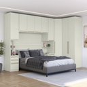 Ver imagem 1 de Guarda-roupa Casal Modulado Seletto 9 Portas 6 Gavetas Me33 Areia - Henn
