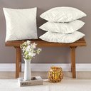 Ver imagem 1 de Almofadas Cheias Aveline 45cm X 45cm 04 Peças - Off White Bia Enxovais