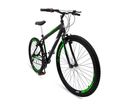 Ver imagem 1 de Bicicleta Aro 26 Aero 21 Marchas Velox - Preto - Ello Cor:preto/verde
