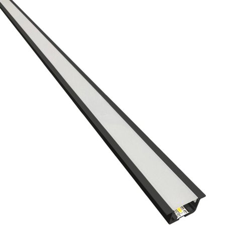 Perfil de Led de Embutir Save Energy Lls Flex Ii 3 Metros Led 3000k Preto
