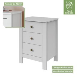 Quarto Solteiro Completo Alonzo Bicama Athenas/Cômoda Maggiore  - 13