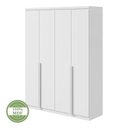 Ver imagem 2 de Conjunto Quarto de Solteiro Completo com Bicama Cômoda e Guarda-Roupa Branco