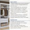 Closet Casal sem Portas 8 Gavetas Paris Duo Premium  - 12