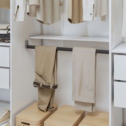 Closet Casal sem Portas 8 Gavetas Paris Duo Premium Yescasa - 12