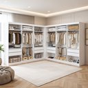 Ver imagem 1 de Closet Casal sem Portas 8 Gavetas Paris Duo Premium Yescasa Branco