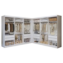 Closet Casal sem Portas 8 Gavetas Paris Duo Premium  - 13