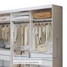 Closet Casal sem Portas 8 Gavetas Paris Duo Premium  - 5