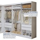 Ver mais imagens de Closet Casal sem Portas 8 Gavetas Paris Duo Premium Yescasa