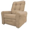 Poltrona Reclinavel Sala de Estar Astra Amamentação Capuccino - 2