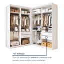 Ver imagem 7 de Closet Casal sem Portas 4 Gavetas Júlia Duo Yescasa Branco