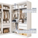 Ver imagem 6 de Closet Casal sem Portas 4 Gavetas Júlia Duo Yescasa Branco