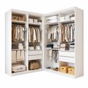 Ver imagem 3 de Closet Casal sem Portas 4 Gavetas Júlia Duo Yescasa Branco