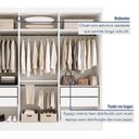 Ver imagem 5 de Closet Casal sem Portas 4 Gavetas Paris Yescasa
