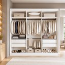 Ver imagem 1 de Closet Casal sem Portas 4 Gavetas Paris Yescasa Branco