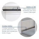 Ver imagem 6 de Closet Solteiro sem Portas 2 Gavetas Júlia Yescasa Branco