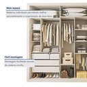 Ver imagem 7 de Módulo Closet Casal sem Portas 6 Gavetas Itália