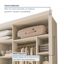 Ver imagem 4 de Módulo Closet Casal sem Portas 6 Gavetas Itália Yescasa