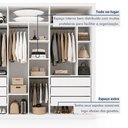 Ver imagem 7 de Módulo Closet Casal sem Portas 6 Gavetas Itália Yescasa Branco