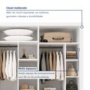 Ver imagem 6 de Módulo Closet Casal sem Portas 6 Gavetas Itália Yescasa Branco