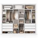 Ver imagem 3 de Módulo Closet Casal sem Portas 6 Gavetas Itália Yescasa Branco