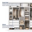 Ver mais imagens de Módulo Closet Casal sem Portas 6 Gavetas Itália Yescasa Branco